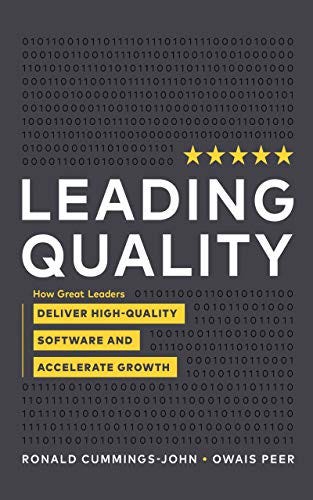 Capa do livro Leading Quality