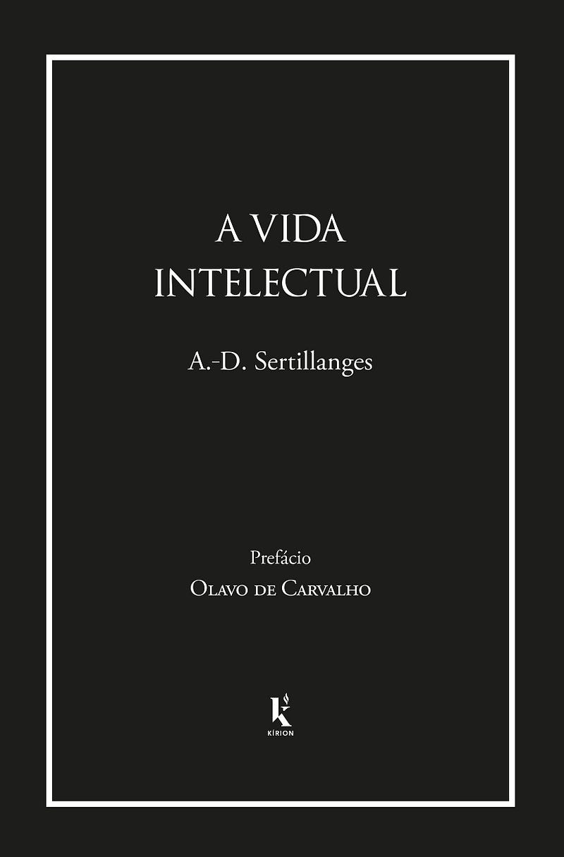 Capa do livro Vida Intelectual