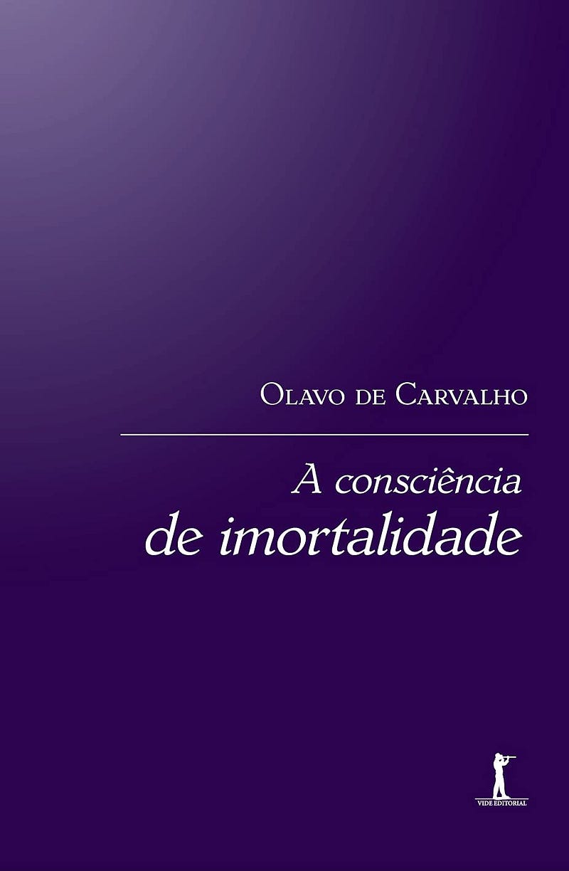 Capa do livro Consciência da Imortalidade